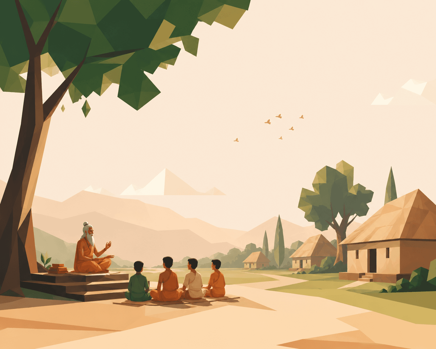 Vasudha’s low-poly world
